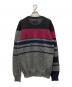 Maison Margiela (メゾンマルジェラ) BORDER KNIT SWEATER グレー サイズ:L：20000円
