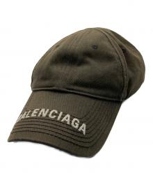 BALENCIAGA（バレンシアガ）の古着「クラシックロゴキャップ」｜カーキ