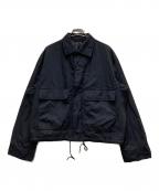 Product Twelveプロダクトトゥエルブ）の古着「25SS Cropped Utility Shirt」｜ネイビー
