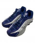 NIKEナイキ）の古着「SHOX R4 BLUE VOID/METALLIC SILVER-BLACK」｜ネイビー