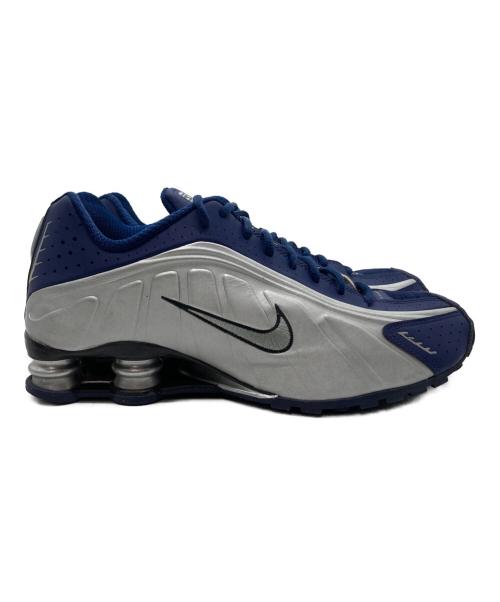 NIKE（ナイキ）NIKE (ナイキ) SHOX R4 BLUE VOID/METALLIC SILVER-BLACK ネイビー サイズ:28.5cmの古着・服飾アイテム