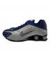 NIKE (ナイキ) SHOX R4 BLUE VOID/METALLIC SILVER-BLACK ネイビー サイズ:28.5cm：8000円