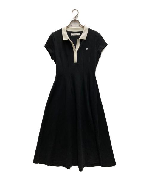 HER LIP TO（ハーリップトゥ）Her lip to (ハーリップトゥ) Short Sleeve Polo Dress ブラック サイズ:Sの古着・服飾アイテム