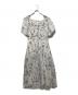 HER LIP TO（ハーリップトゥ）の古着「Belle Jardin Chiffon Dress」｜ホワイト