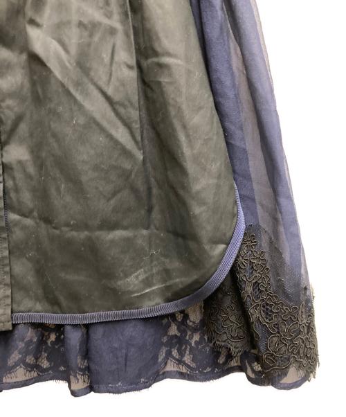 sacai（サカイ）sacai (サカイ) ノースリーブドッキングシャツ ネイビー サイズ:1の古着・服飾アイテム