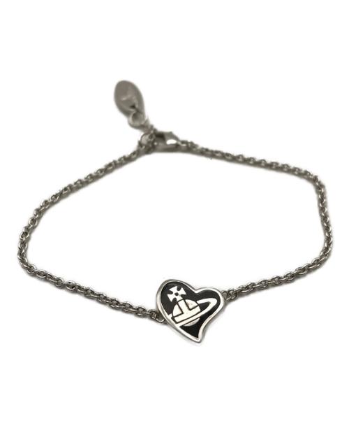 Vivienne Westwood（ヴィヴィアンウエストウッド）Vivienne Westwood (ヴィヴィアンウエストウッド) オーブハートブレスレット シルバーの古着・服飾アイテム