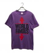 SUPREMEシュプリーム）の古着「World Famous Tee」｜パープル