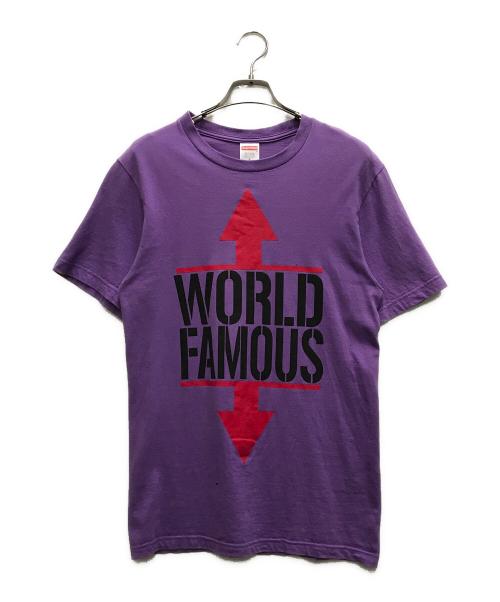 SUPREME（シュプリーム）SUPREME (シュプリーム) World Famous Tee パープル サイズ:Sの古着・服飾アイテム