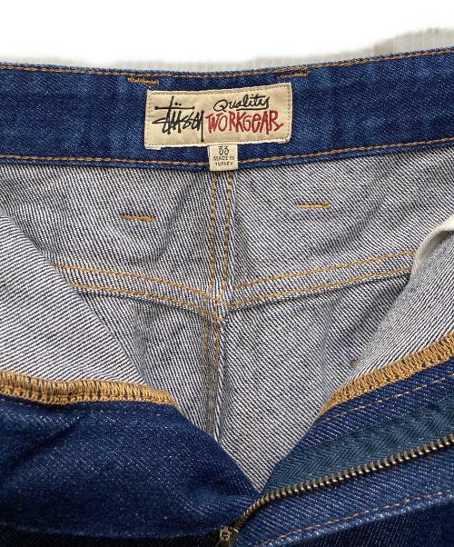 stussy（ステューシー）stussy (ステューシー) Denim Double Knee インディゴ サイズ:83.5cm (W33)の古着・服飾アイテム