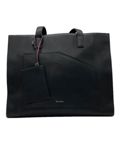 PAUL SMITH（ポールスミス）PAUL SMITH (ポールスミス) ハンドバッグ ブラックの古着・服飾アイテム