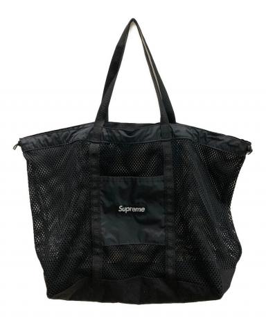 中古・古着通販】SUPREME (シュプリーム) MESH TOTE BAG ブラック