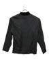 Jean Paul GAULTIER (ジャンポールゴルチェ) フロントベロア シルク混ブラウス ブラック サイズ:不明：13000円