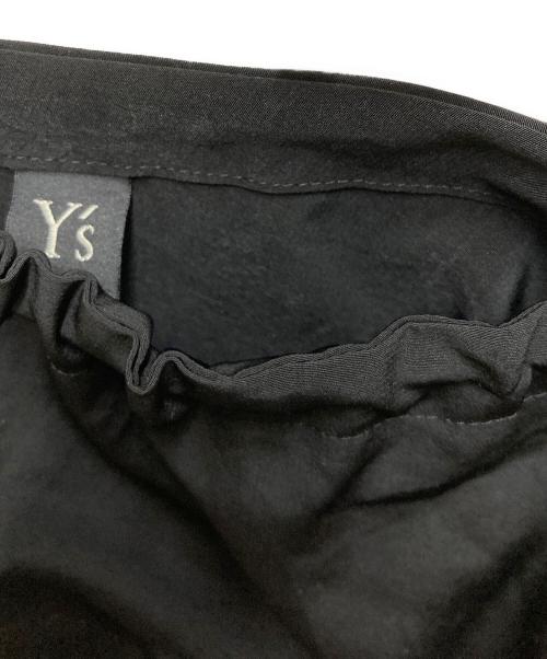 Y's（ワイズ）Y's (ワイズ) ラップスカート ブラック サイズ:1の古着・服飾アイテム