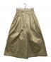 DRAWER（ドゥロワー）の古着「PRE1 Taffeta Wide PANTS」｜ベージュ