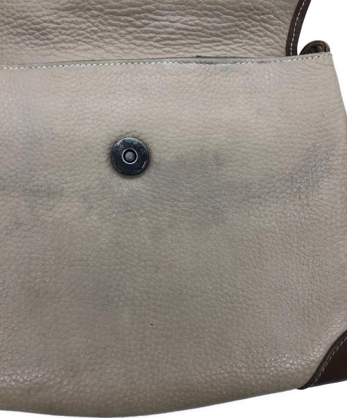 GUCCI（グッチ）GUCCI (グッチ) マイクロGGフラップショルダーバッグ ベージュの古着・服飾アイテム