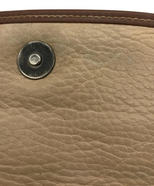 GUCCI（グッチ）GUCCI (グッチ) マイクロGGフラップショルダーバッグ ベージュの古着・服飾アイテム
