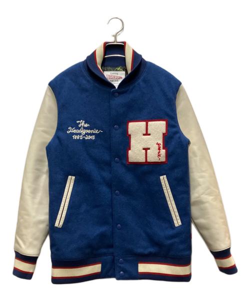 HEADGOONIE（ヘッドグーニー）HEADGOONIE (ヘッドグーニー) THE FUTURE 2015 STADIUM JACKET ブルー サイズ:Mの古着・服飾アイテム