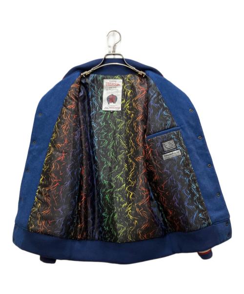 HEADGOONIE（ヘッドグーニー）HEADGOONIE (ヘッドグーニー) THE FUTURE 2015 STADIUM JACKET ブルー サイズ:Mの古着・服飾アイテム