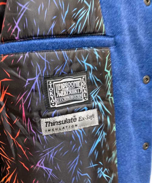 HEADGOONIE（ヘッドグーニー）HEADGOONIE (ヘッドグーニー) THE FUTURE 2015 STADIUM JACKET ブルー サイズ:Mの古着・服飾アイテム