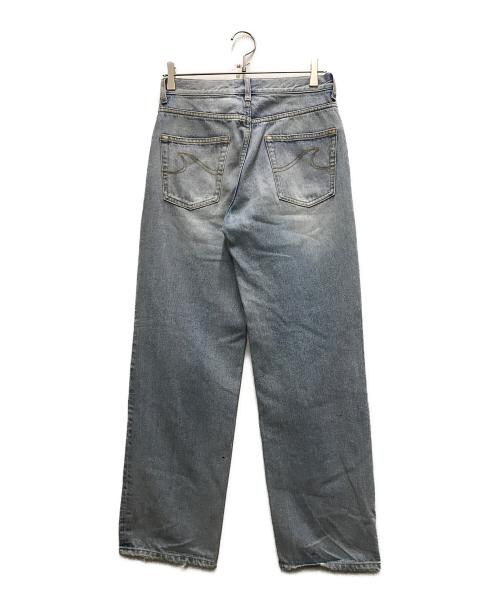 Sea Room lynn（シールームリン）Sea Room lynn (シールームリン) HOLE CRASH ボタンフライデニムパンツ ブルー サイズ:24の古着・服飾アイテム