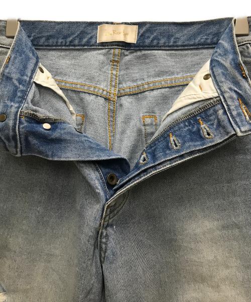 Sea Room lynn（シールームリン）Sea Room lynn (シールームリン) HOLE CRASH ボタンフライデニムパンツ ブルー サイズ:24の古着・服飾アイテム