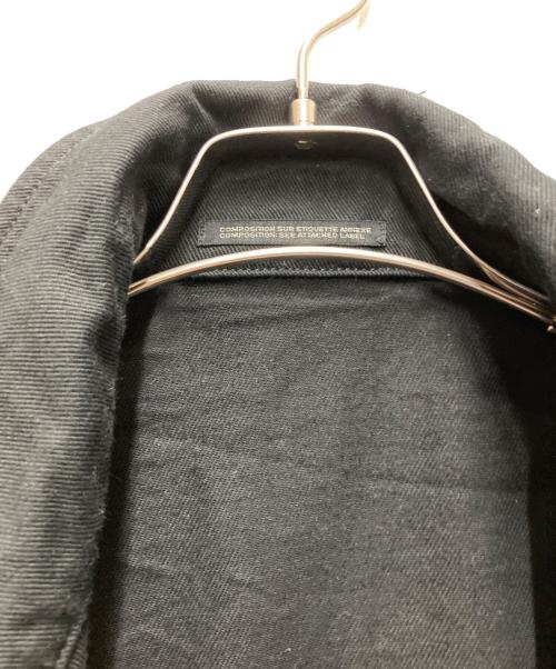 BLACK Scandal Yohji Yamamoto（ブラックスキャンダルヨウジヤマモト）BLACK Scandal Yohji Yamamoto (ブラックスキャンダルヨウジヤマモト) コットンドリルパイピングポケットジャケット ブラック サイズ:2の古着・服飾アイテム
