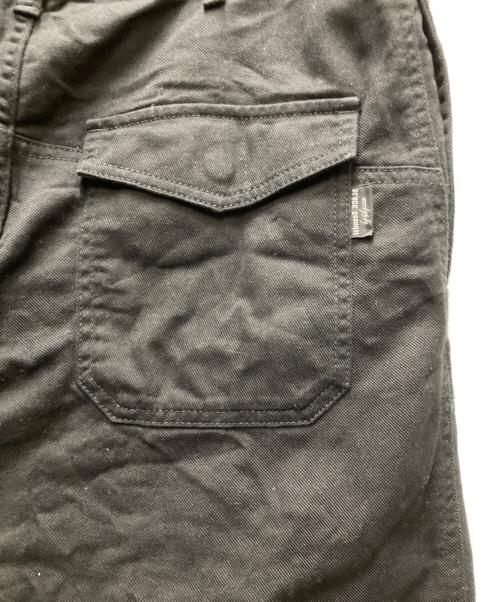 BLACK Scandal Yohji Yamamoto（ブラックスキャンダルヨウジヤマモト）BLACK Scandal Yohji Yamamoto (ブラックスキャンダルヨウジヤマモト) COTTON DRILL MULTI POCKET DRAWSTRING PANTS ブラック サイズ:2の古着・服飾アイテム