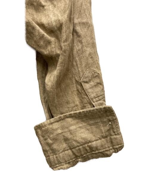 Porter Classic（ポータークラシック）Porter Classic (ポータークラシック) ROLL UP LINEN SHIRT ベージュ サイズ:Mの古着・服飾アイテム