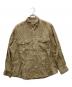 Porter Classic（ポータークラシック）の古着「ROLL UP LINEN SHIRT」｜ベージュ