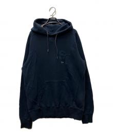 sacai×FRAGMENT DESIGN（サカイ×フラグメントデザイン）の古着「プルオーバーパーカー」｜ネイビー