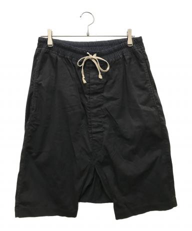 【美品】Rick Owens サルエルハーフパンツ グレー イタリア製ウール混 中古・古着通販】RICK OWENS (リックオウエンス) サルエルハーフパンツ