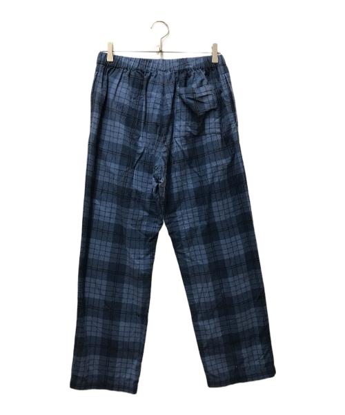 UNUSED（アンユーズド）UNUSED (アンユーズド) Check pants ブルー サイズ:1の古着・服飾アイテム