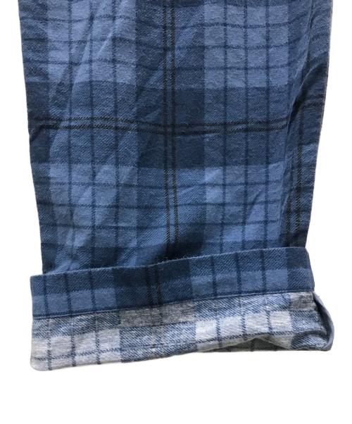 UNUSED（アンユーズド）UNUSED (アンユーズド) Check pants ブルー サイズ:1の古着・服飾アイテム