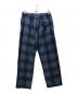 UNUSED (アンユーズド) Check pants ブルー サイズ:1：7000円