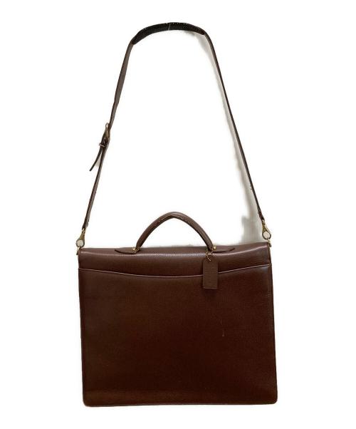 COACH（コーチ）COACH (コーチ) レザーブリーフケース ブラウンの古着・服飾アイテム