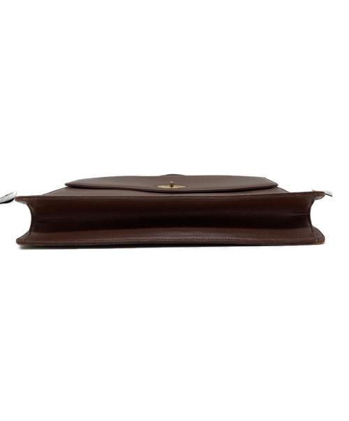 COACH（コーチ）COACH (コーチ) レザーブリーフケース ブラウンの古着・服飾アイテム