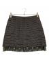 CHANEL (シャネル) 裾レースツイードスカート ブラック サイズ:36：20000円