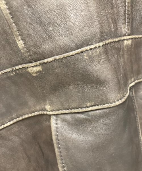 ISAMU KATAYAMA BACKLASH（イサムカタヤマ・バックラッシュ）ISAMU KATAYAMA BACKLASH (イサムカタヤマ・バックラッシュ) レザージャケット ブラウン サイズ:2の古着・服飾アイテム