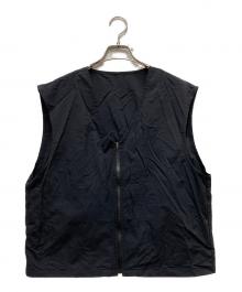 SimplyComplicated（シンプリーコンプリケイティド）の古着「LIGHT SHELL UTILITY VEST」｜ブラック