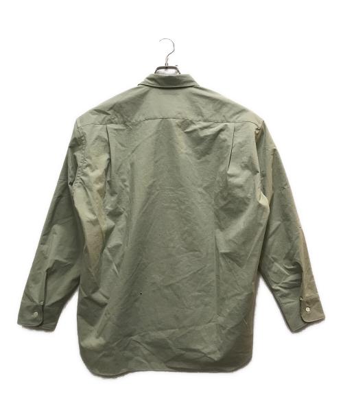 SimplyComplicate（シンプリーコンプリケイテッド）SimplyComplicate (シンプリーコンプリケイテッド) FRAME NYLON SHIRT グリーン サイズ:2の古着・服飾アイテム