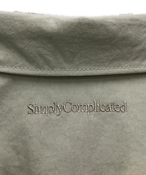 SimplyComplicate（シンプリーコンプリケイテッド）SimplyComplicate (シンプリーコンプリケイテッド) FRAME NYLON SHIRT グリーン サイズ:2の古着・服飾アイテム