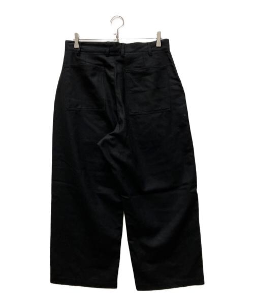 SimplyComplicate（シンプリーコンプリケイテッド）SimplyComplicate (シンプリーコンプリケイテッド) ウールワイドパンツ ブラック サイズ:2の古着・服飾アイテム