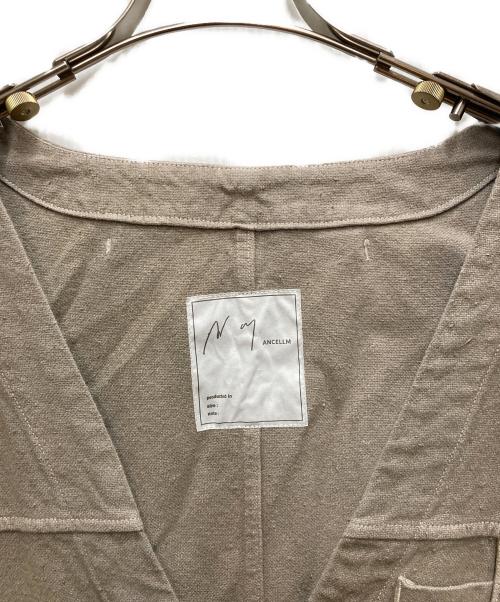 ANCELLM（アンセルム）ANCELLM (アンセルム) C/R DUCK UTILITY VEST ベージュ サイズ:2の古着・服飾アイテム