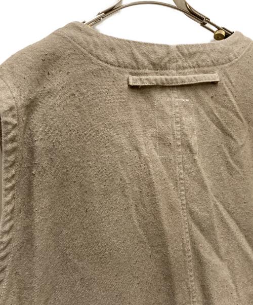 ANCELLM（アンセルム）ANCELLM (アンセルム) C/R DUCK UTILITY VEST ベージュ サイズ:2の古着・服飾アイテム
