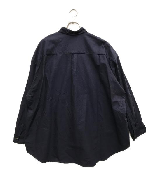 Graphpaper（グラフペーパー）Graphpaper (グラフペーパー) Oxford L/S Oversized B.D Shirt ネイビー サイズ:OSの古着・服飾アイテム