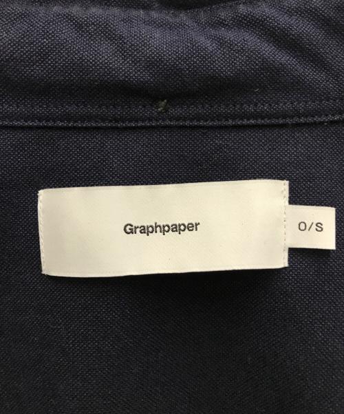 Graphpaper（グラフペーパー）Graphpaper (グラフペーパー) Oxford L/S Oversized B.D Shirt ネイビー サイズ:OSの古着・服飾アイテム