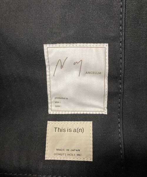 ANCELLM（アンセルム）ANCELLM (アンセルム) with This is a(n) C/R DUCK BAG ブラックの古着・服飾アイテム