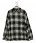 BOWWOW（バウワウ）の古着「REMADE RAYON PLAID SHIRT AGED」｜グリーン×ホワイト