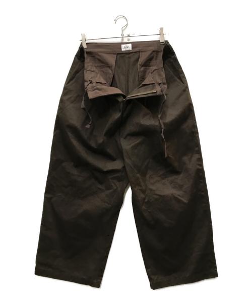 kan（カン）kan (カン) WESTPOINT CHINO WIDE PANT ブラウン サイズ:Lの古着・服飾アイテム