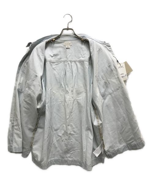 Calvin Klein（カルバンクライン）Calvin Klein (カルバンクライン) Short Sleeve Bleach Out Denim Shirt ブルー サイズ:Lの古着・服飾アイテム